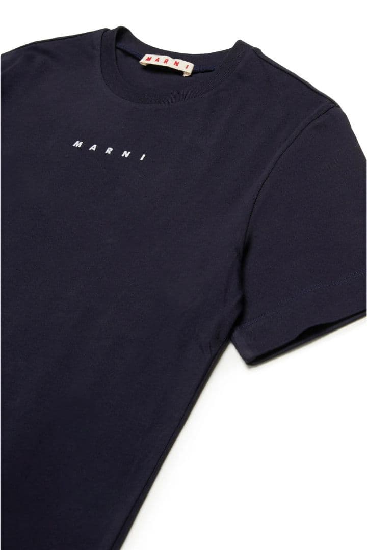 大人もOK！ Marni マルニ キッズ ロゴ クルーネック 半袖 Tシャツ