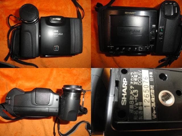 録・再・ダビングOK◆SHARP Hi8ビデオカメラ VL-HL３　美品