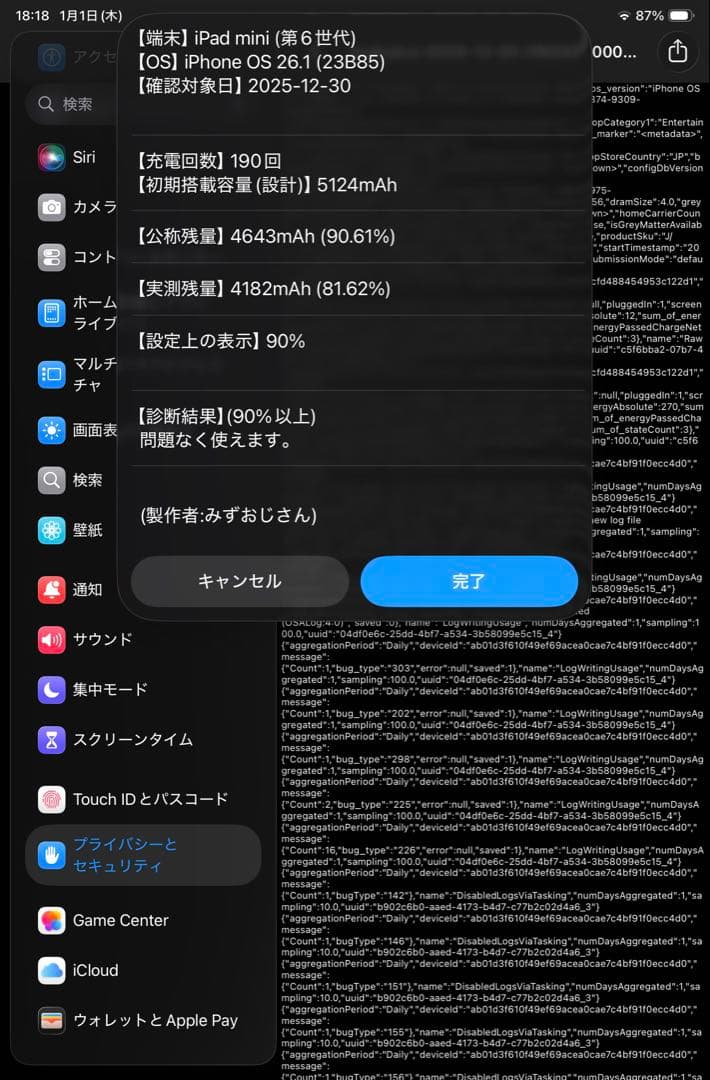 iPad mini (第6世代) 256GB スペースグレー Wi-Fi