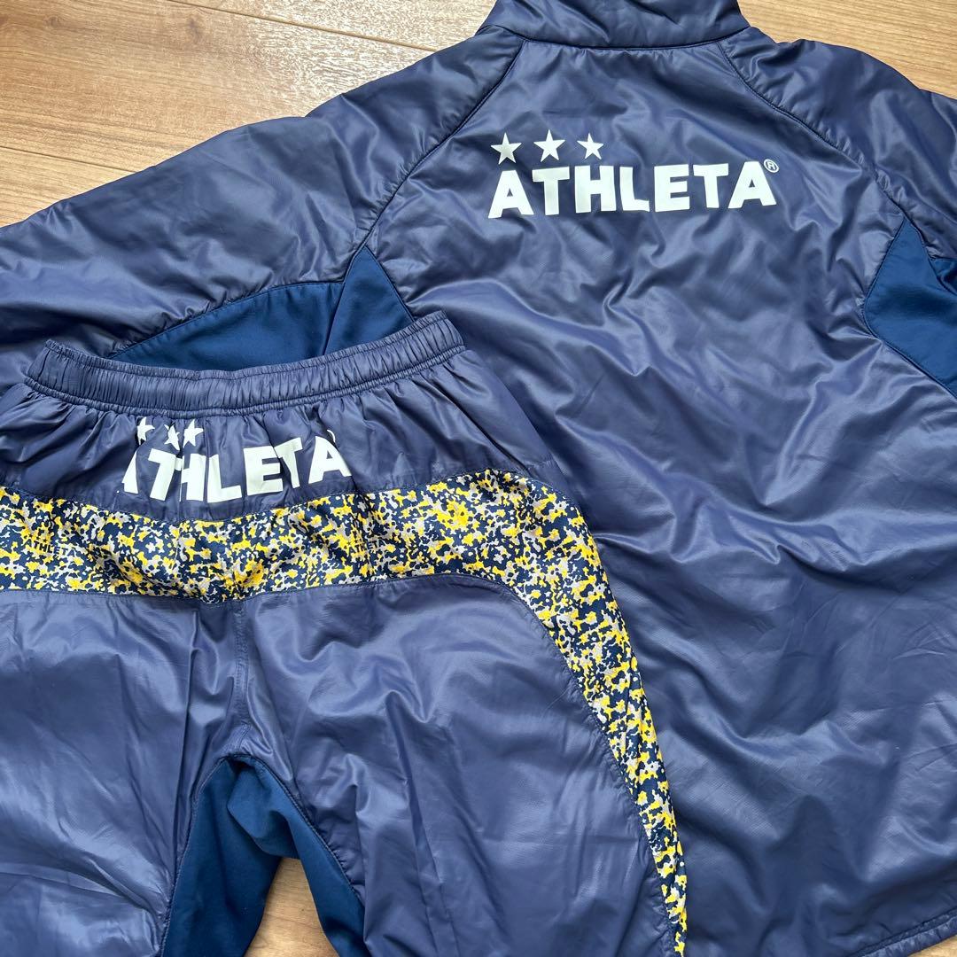 アスレタ　ATHLETA 中綿　ウィンドブレーカー　パンツ　上下　O