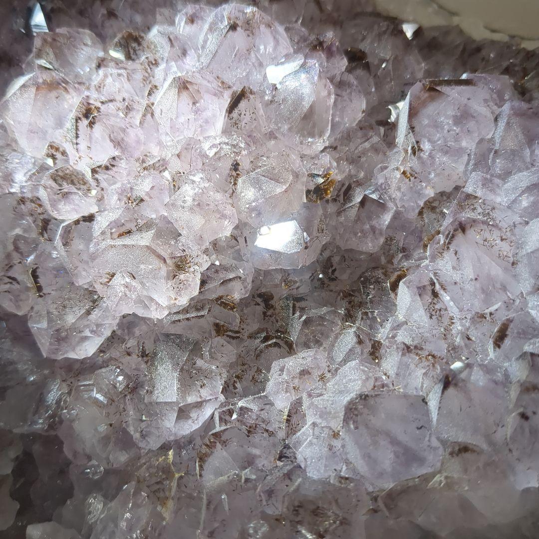 【専用】専用特別価格◆台付き◆カコクセナイト　アメジストクラスター