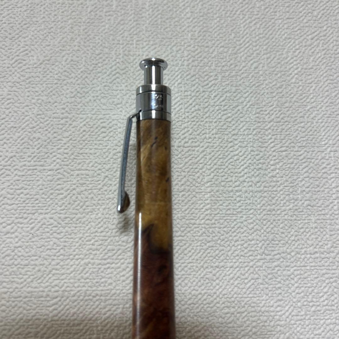 工房楔　シャープペンシル　0.5ミリ　花梨紅白