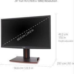 中古　ViewSonic XG2401 LEDモニター 24インチ 144Hz