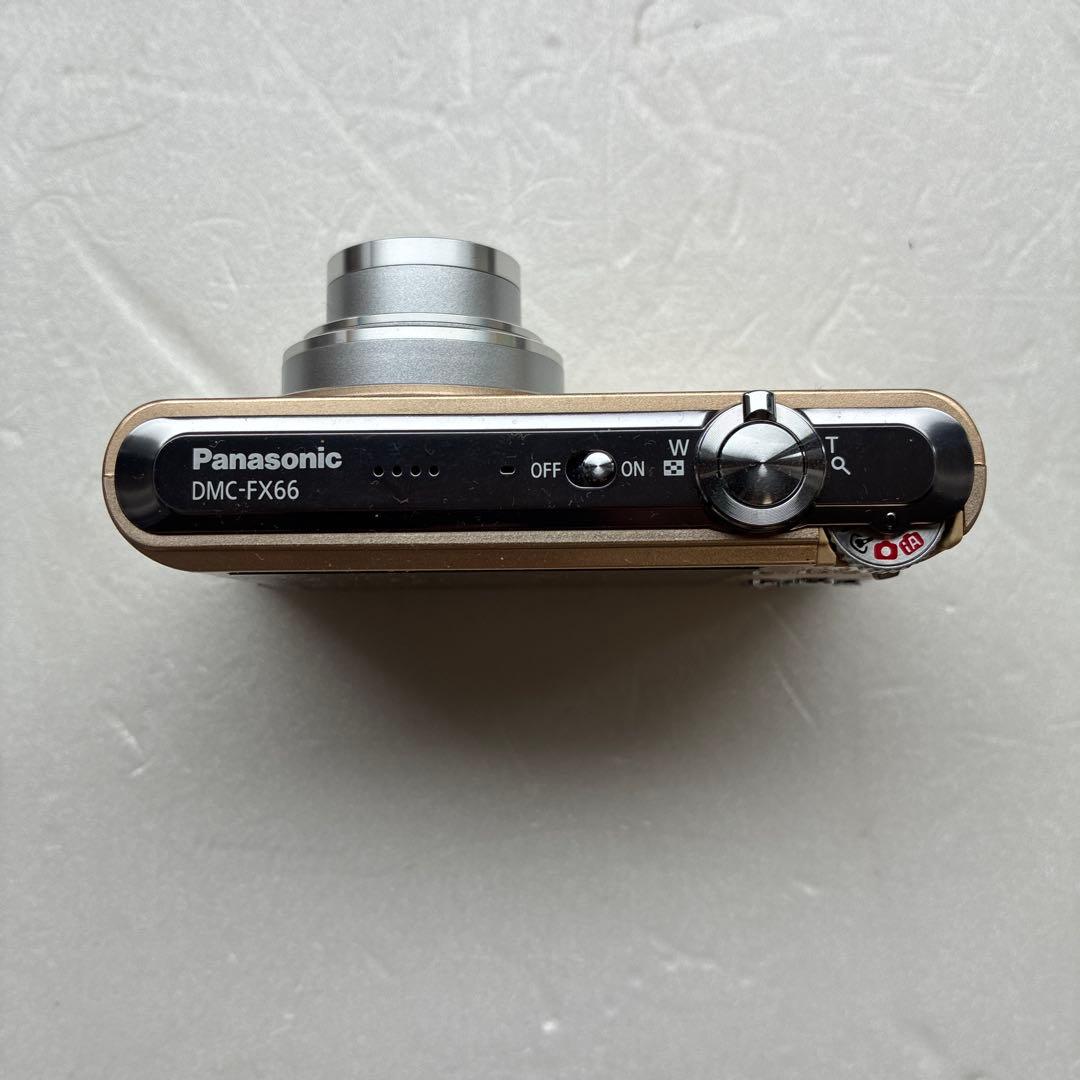 【美品】Panasonic LUMIX デジカメDMC-FX66 ゴールド