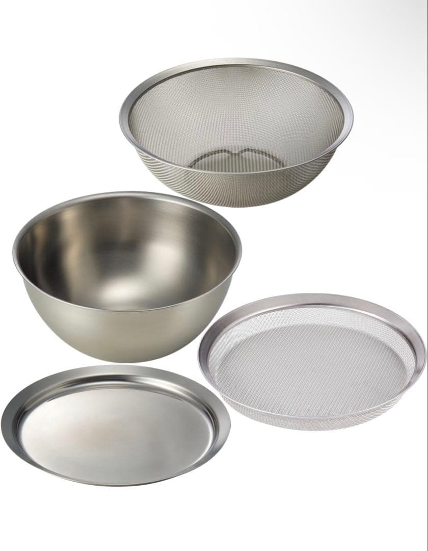 la base ステンレス ボウル・ざる・バット セット
