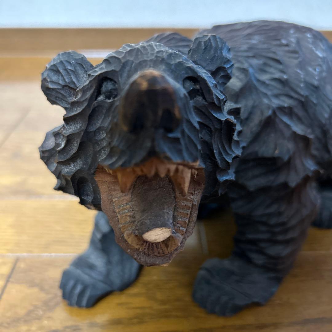 木彫り 熊 四代目 忠行作