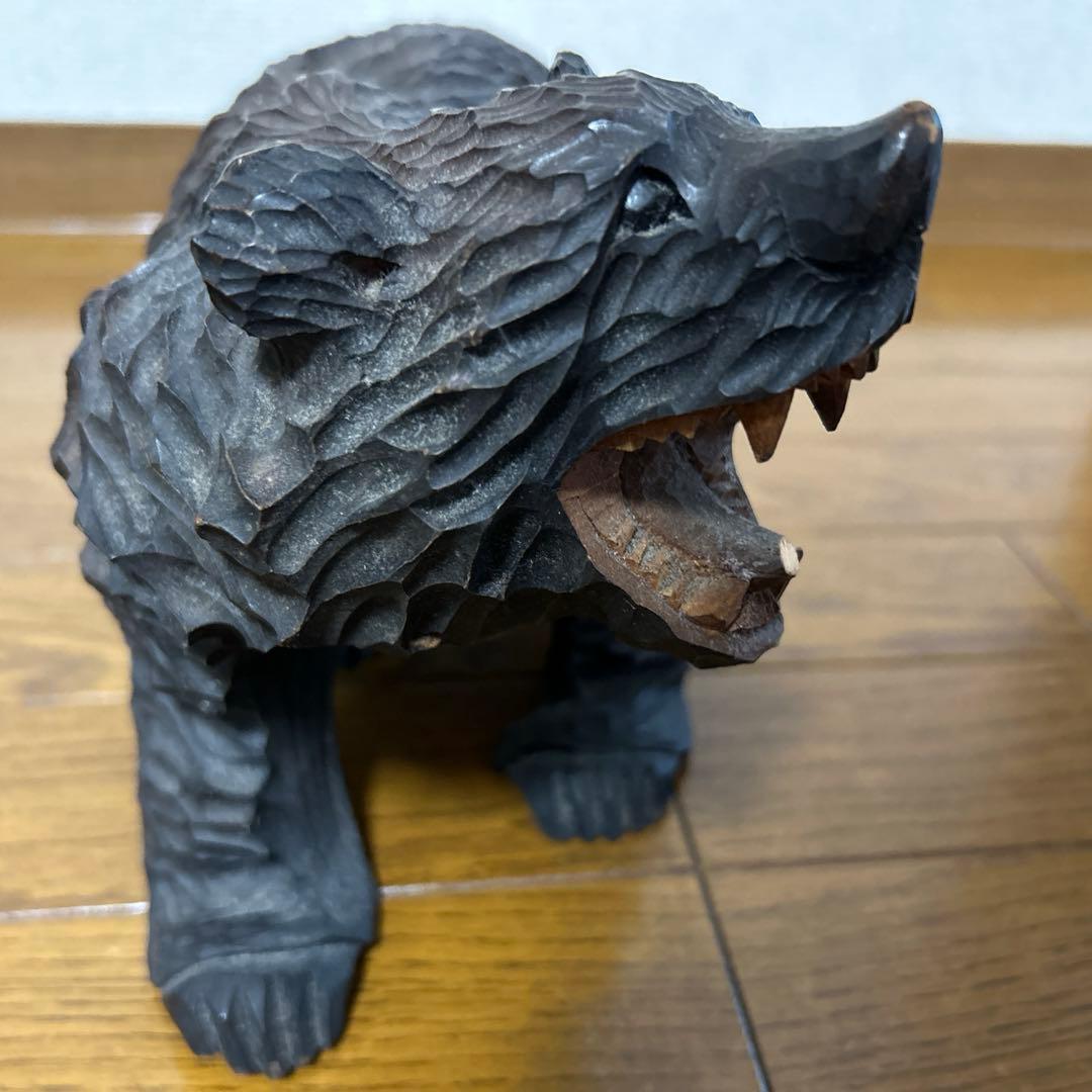 木彫り 熊 四代目 忠行作