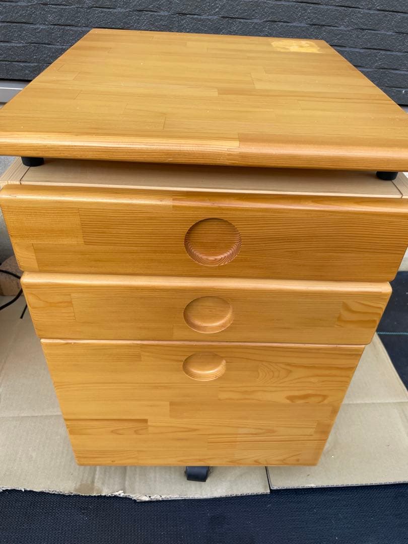 コイズミ学習机上棚部分　本棚　デスク固定器具あり