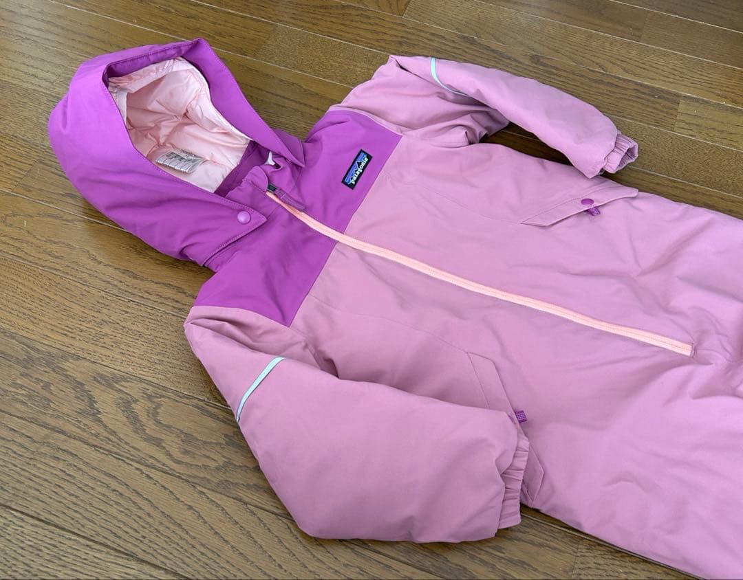 美品⭐︎patagonia スノーウェア オールインワン ツナギ ピンク 5T