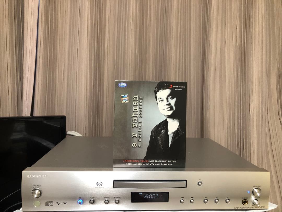 ☆実働品ONKYO C-S5VL(S)　SACD/CDプレーヤー　純正リモコン付