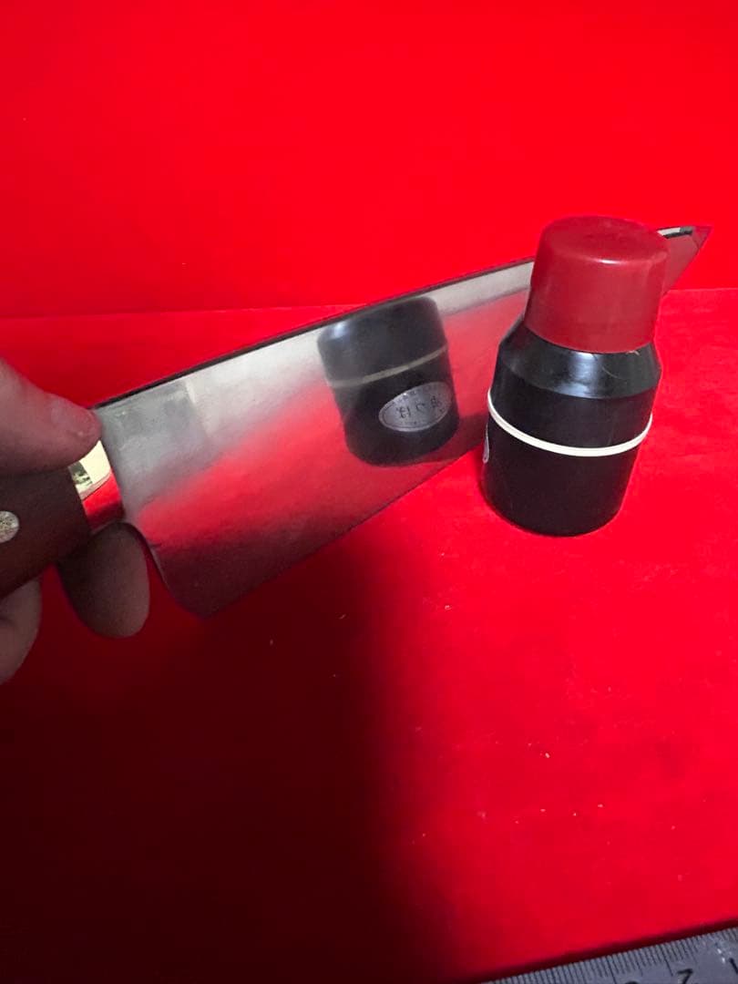 01473 包丁　洋牛刀　本焼　富士山波紋　スウェーデン鋼K990 鏡面仕上げ