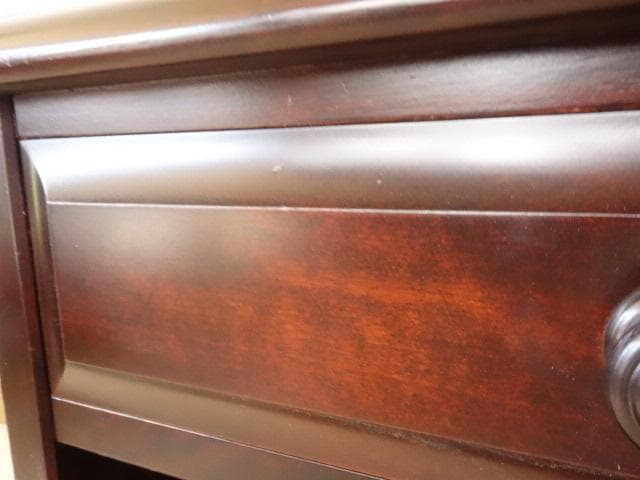 北海道民芸家具　ナイトテーブル　サイドテーブル　 再塗装済　ＵＳＥＤ