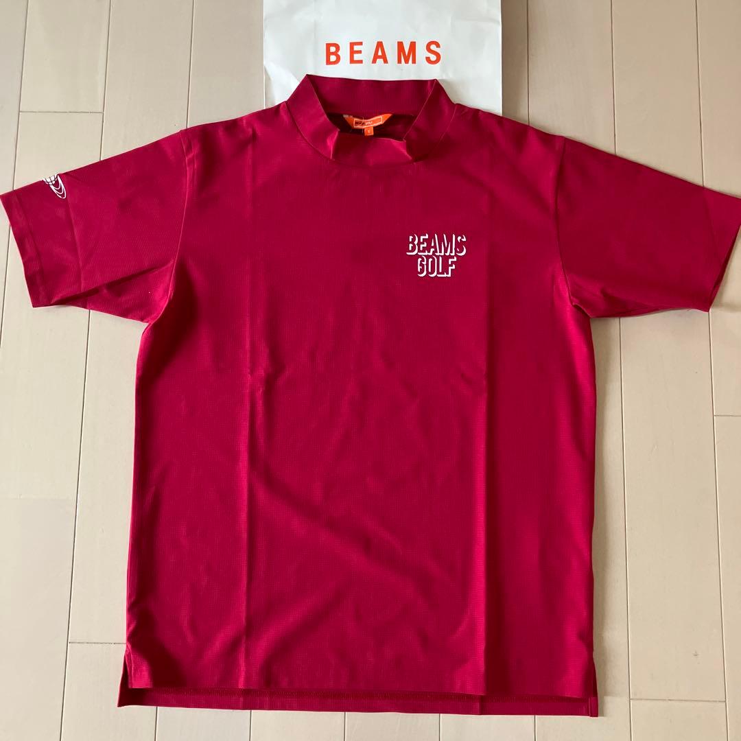 【新品】ビームスゴルフ／モックネック／ハイネック ／半袖