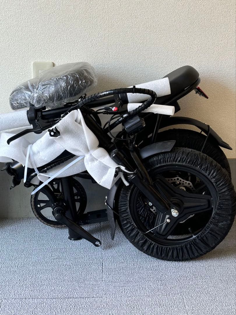 引取限定大容量/新品/ハイスペック/折りたたみ/電動アシスト自転車/黒