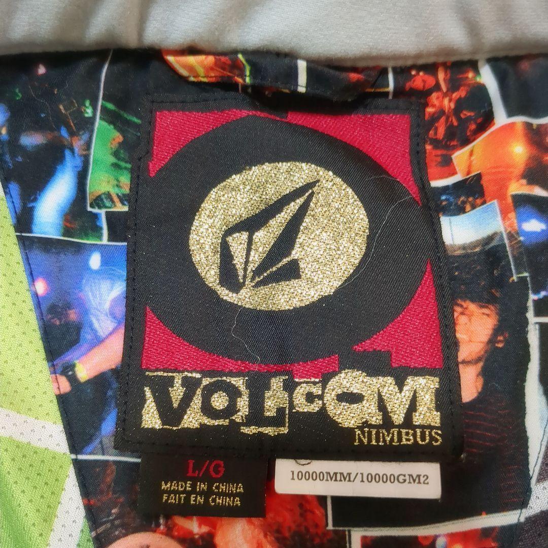 3178【美品】ボルコム スノボウェア パンツ 写真風プリント Lサイズ