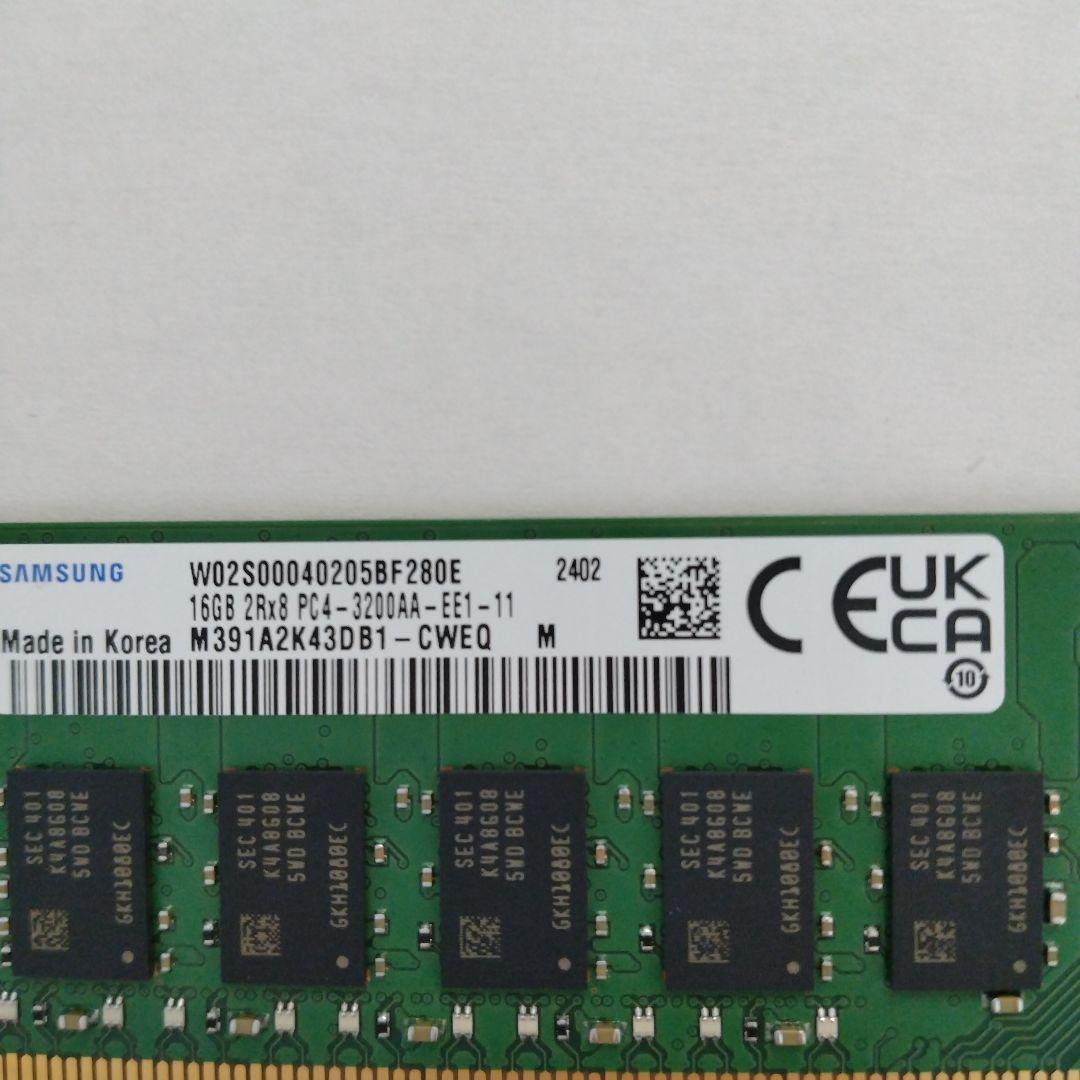 Samsung デスクトップ用メモリ16GB PC-4 3200AA