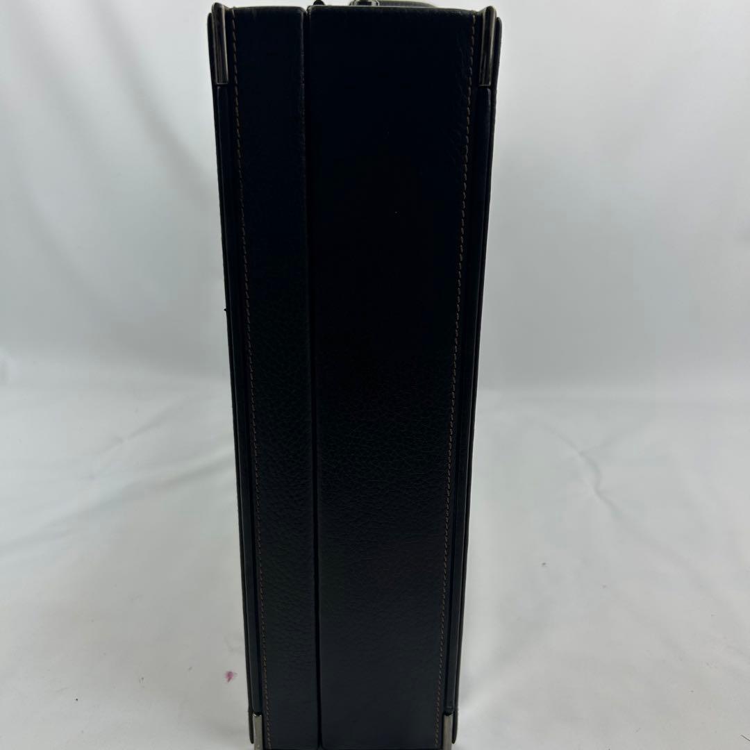 【美品】ダンヒル　アタッシュケース　ダレスバッグ　ダイヤルロック　オールレザー