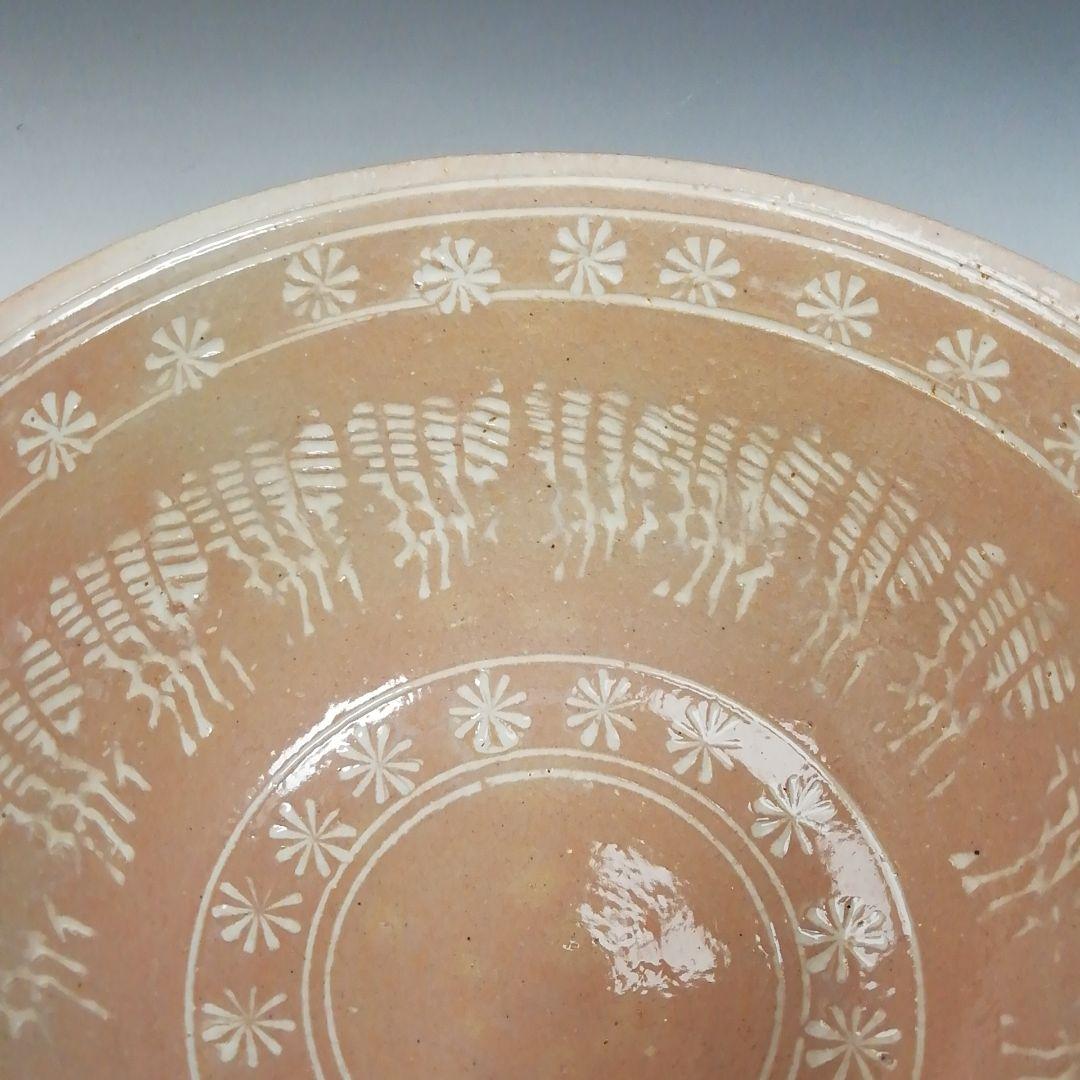 Ｔ８８８　数茶碗　十客『暦手三島外刷毛目』『加藤春永 造』　共箱　茶道具