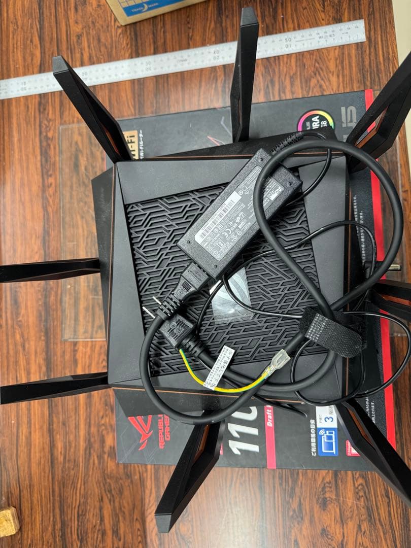 ASUS GT-AX11000 超高速 ゲーミングルーター 箱付