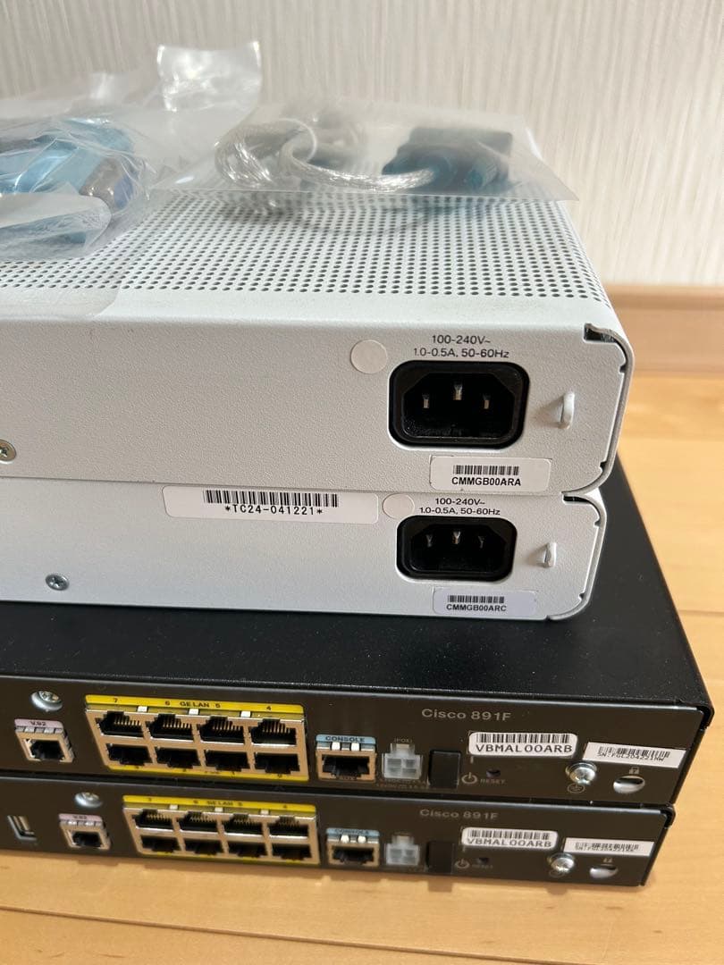 セール【CCNA、CCNP】静音セット 4台セットCisco 891、2960