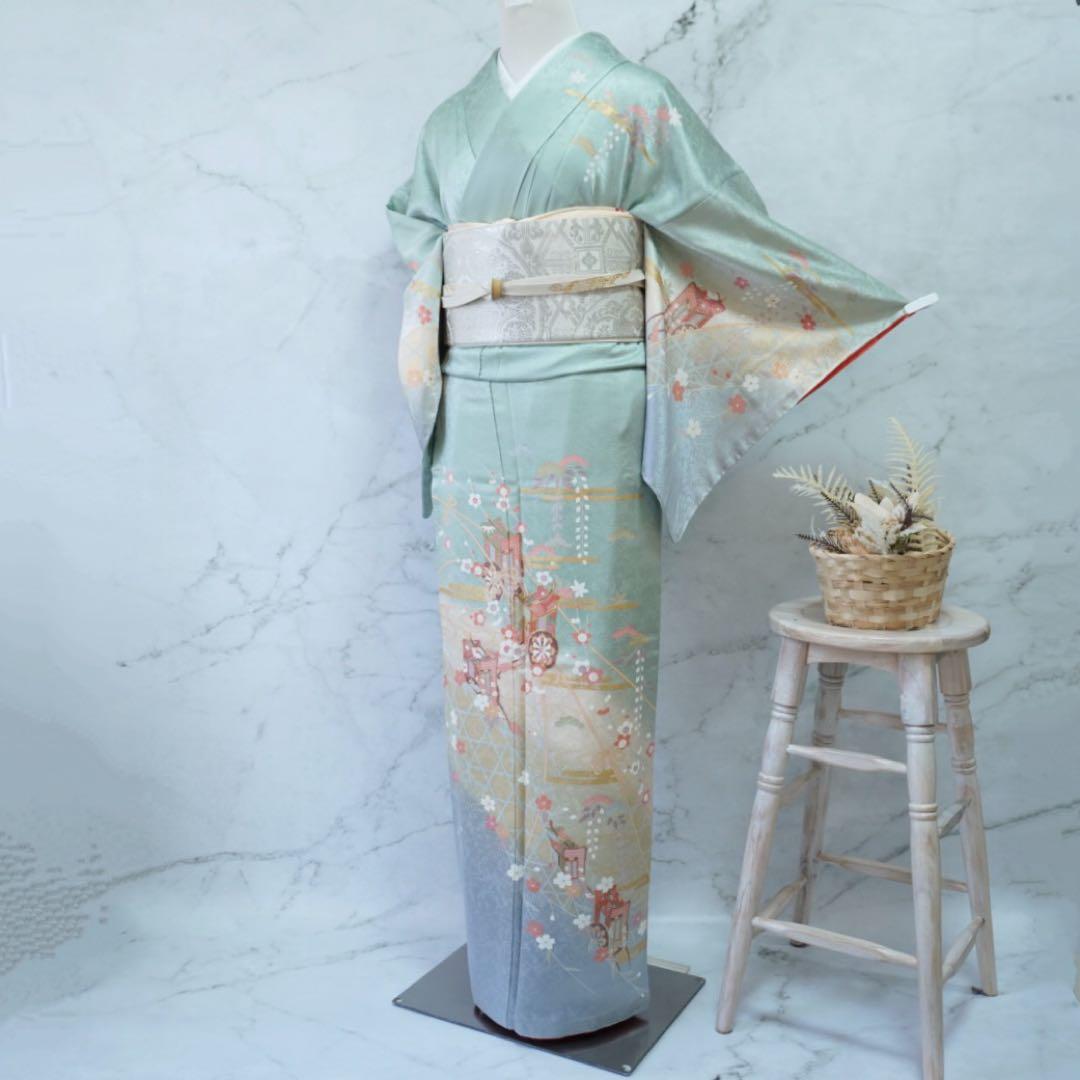 訪問着 フルセットa466七五三　入学式　お宮参り　結婚式