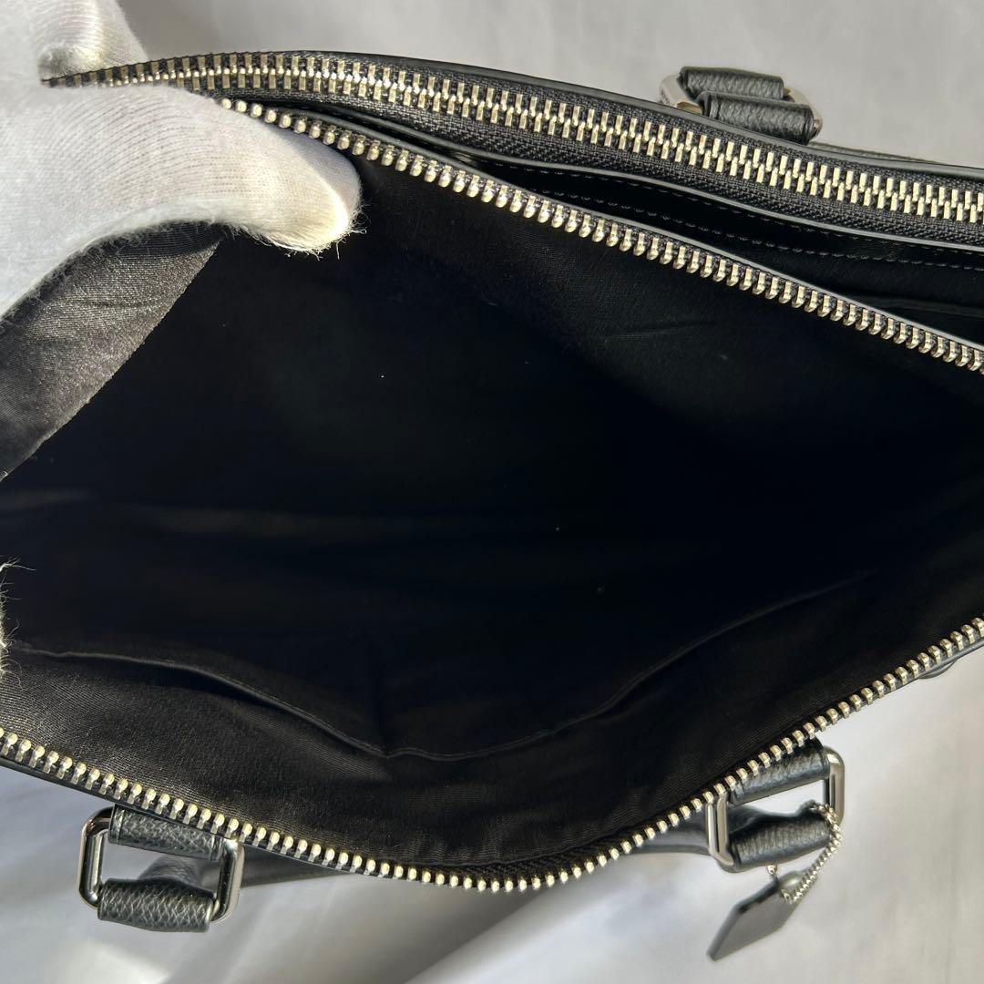 【美品】COACH コーチ メトロポリタン ビジネスバッグ 2way 黒 人気