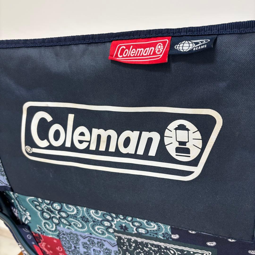 Coleman × BEAMS レイチェア バンダナ柄　コラボ限定2脚セット