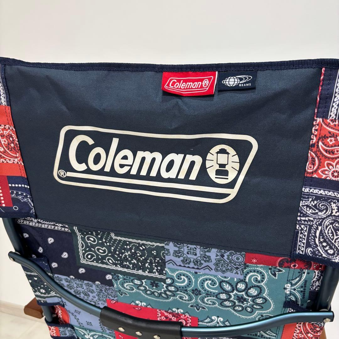 Coleman × BEAMS レイチェア バンダナ柄　コラボ限定2脚セット