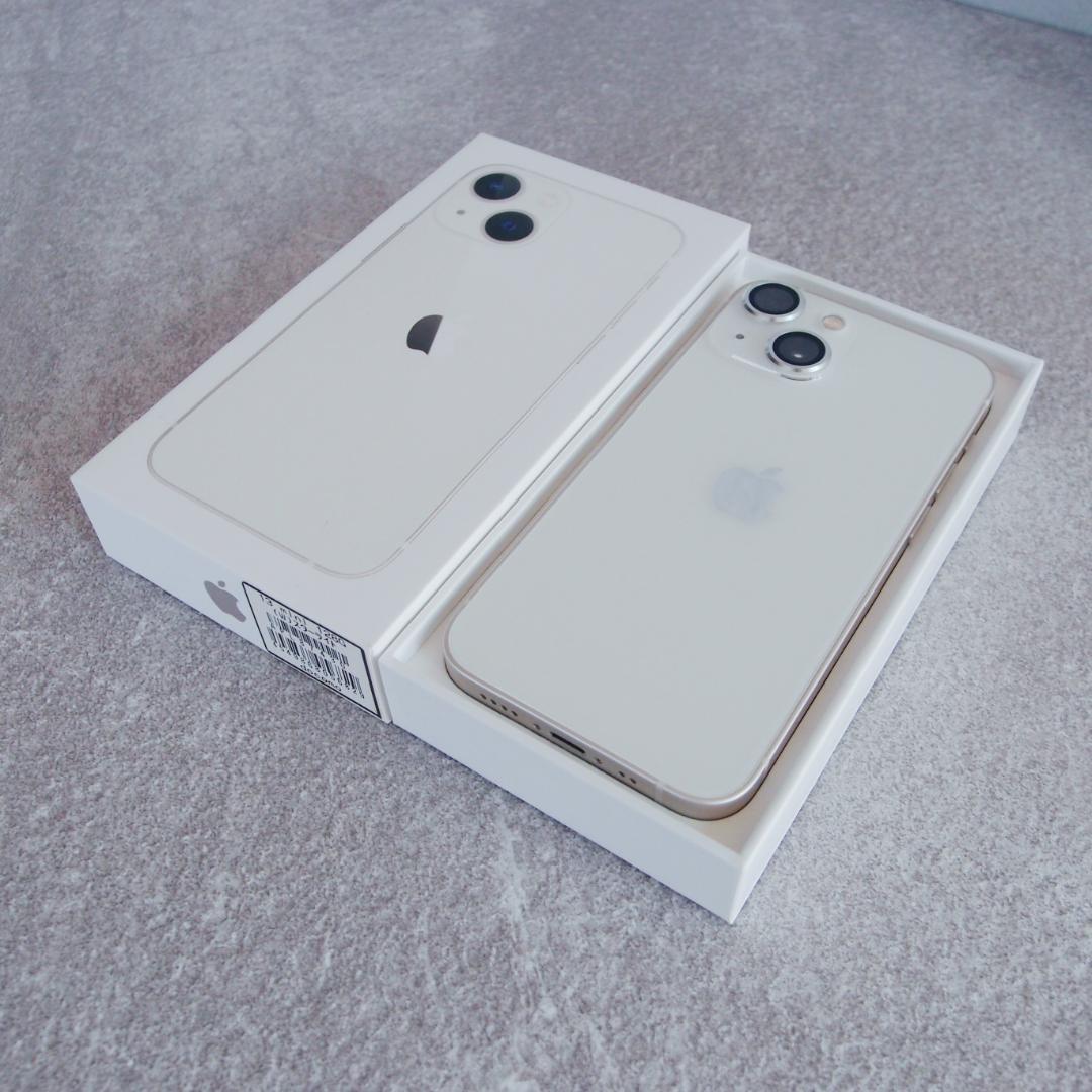 iPhone 13mini 128GB 本体 スターライト バッテリー83%