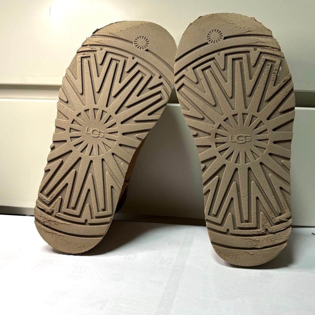 【美品】UGG ✮厚底　ミニディッパー　プラットフォーム　ムートンブーツ　24