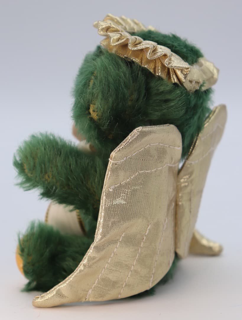 MerryThought 限定版 天使のクマ 緑