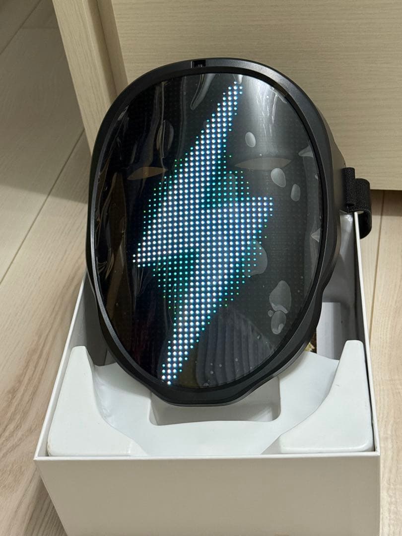 LEDマスク スマホ連動 ミルキーサブウェイ マックス マキナ など コスプレ