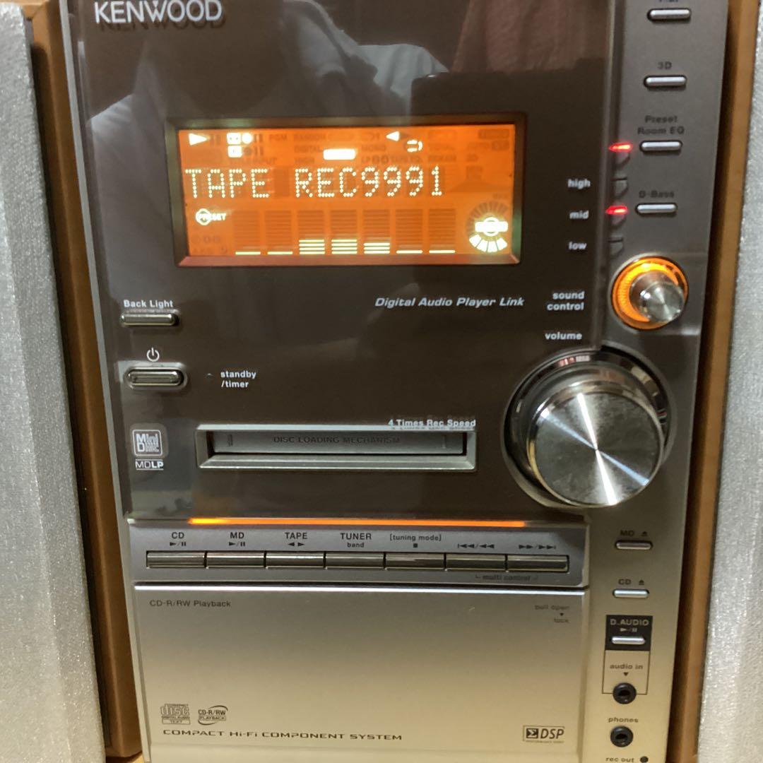 KENWOOD　ケンウッド　RXD-SV3MD　ミニコンポ　 アンテナリモコン付