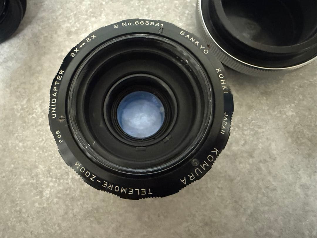 カメラレンズ KOMURA SANKYO KOHKI f=100mm 1:1.8
