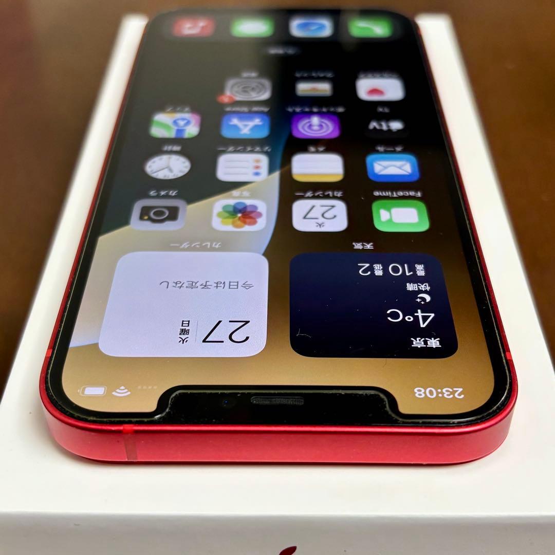 Apple iPhone 12 64GB レッド SIMフリー 付属品完品