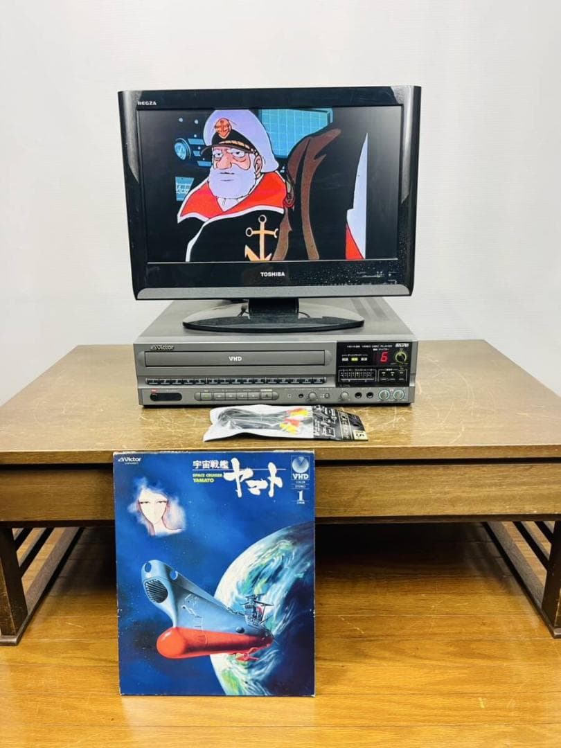 【再生出来ました】Victor VHD HD-K88 ビデオディスクプレーヤー