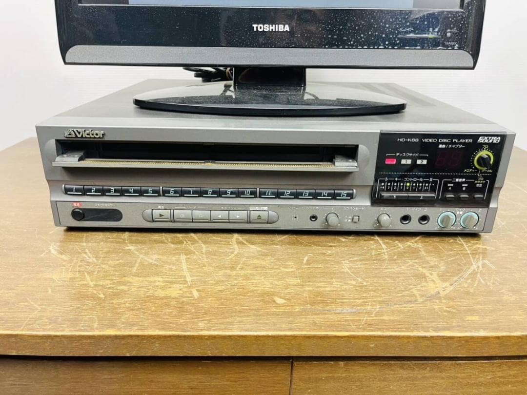 【再生出来ました】Victor VHD HD-K88 ビデオディスクプレーヤー