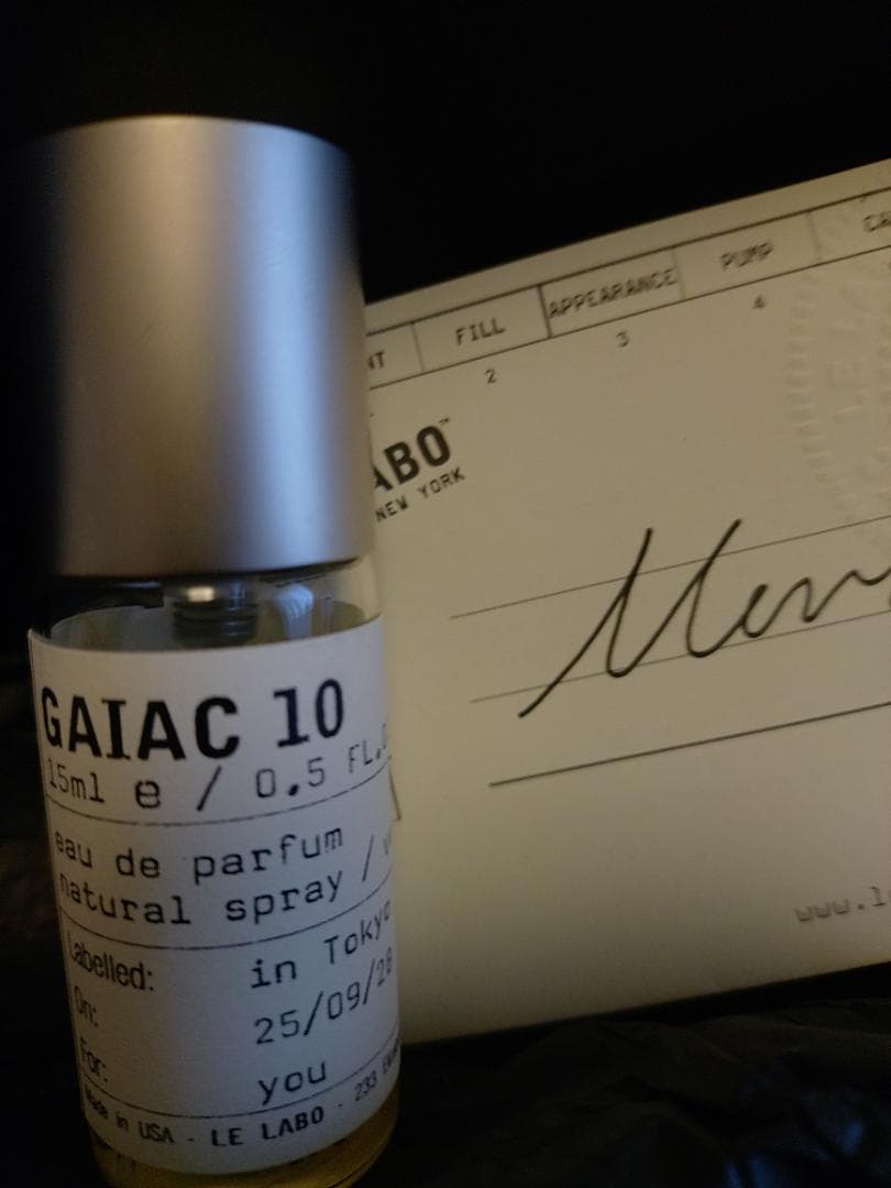 LE LABO GAIAC 10 15ml オードパルファム