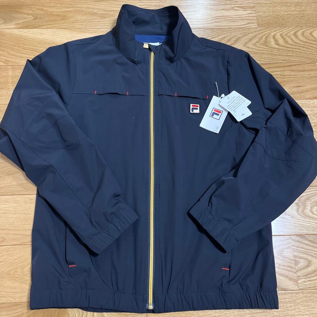 フィラ　テニスウェア　ウインドジャケット　トラックジャケット　XL 紺　新品