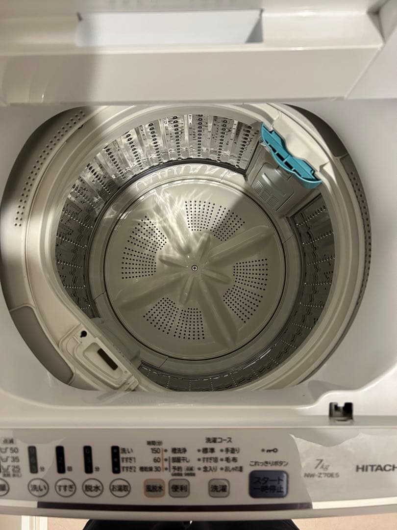 ※ポケットHITACHI NW-Z70E5 洗濯機 7kg【2019年製】