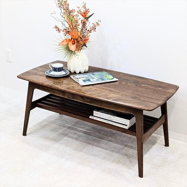 起立木工ノルディ無垢材センターテーブル