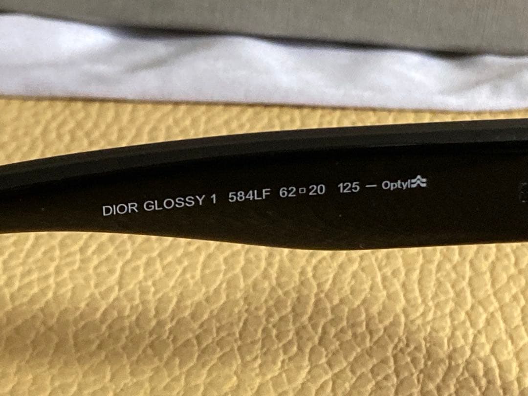 DIOR サングラス ブラック GLOSSY 1 584 BLACK SHINY