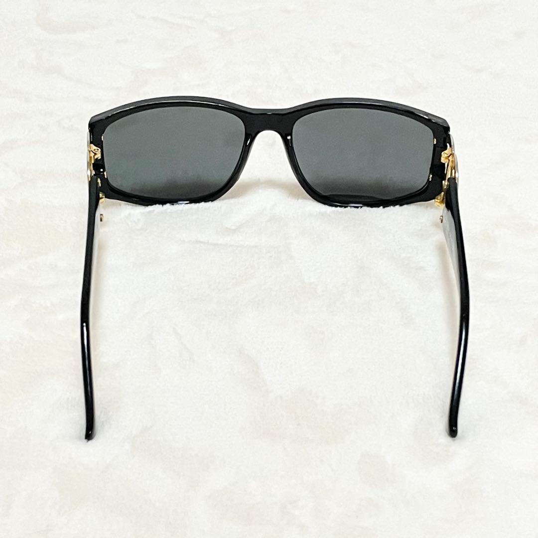 極美品 CHANEL シャネル サングラス ココマーク ブラックレンズ 保存袋付