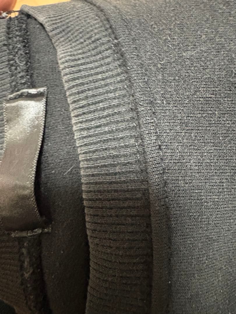 BALENCIAGA ブラック スウェット トレーナー　ロゴ