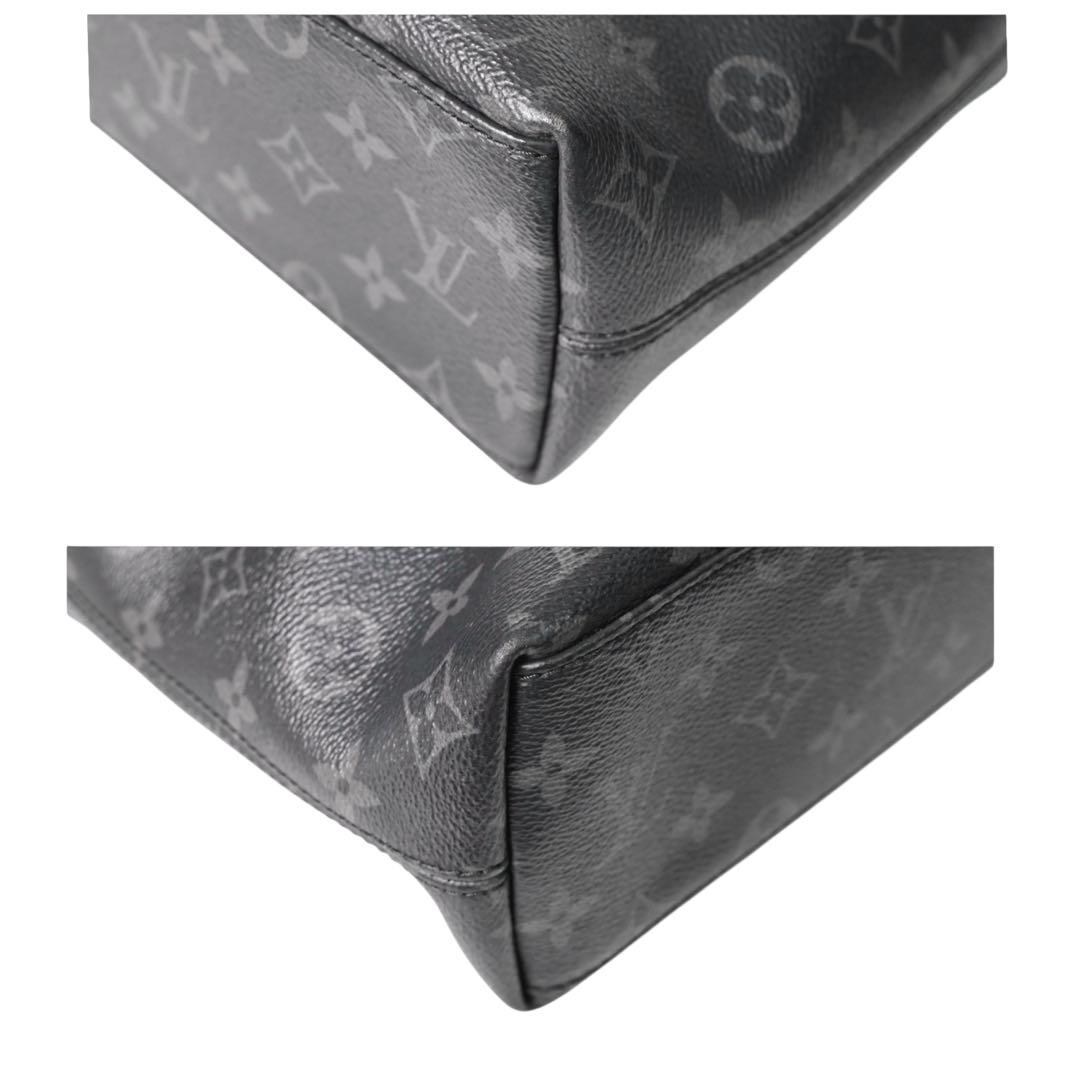 【美品】ルイヴィトン　ブリーフケース　エクスプローラ　モノグラム　ブラック　黒