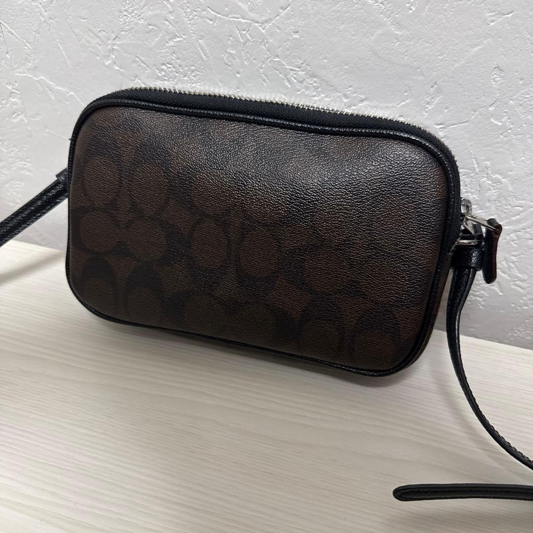 【極美品】COACH クロスボディ ワッペン シグネチャー PVC 1363