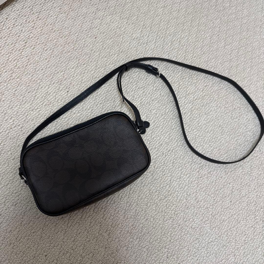 【極美品】COACH クロスボディ ワッペン シグネチャー PVC 1363