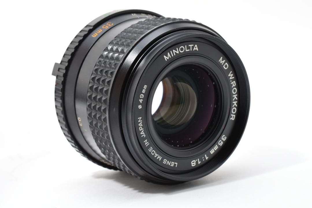 【良品】ミノルタ MD W.Rokkor 35mm F1.8 レンズ #320