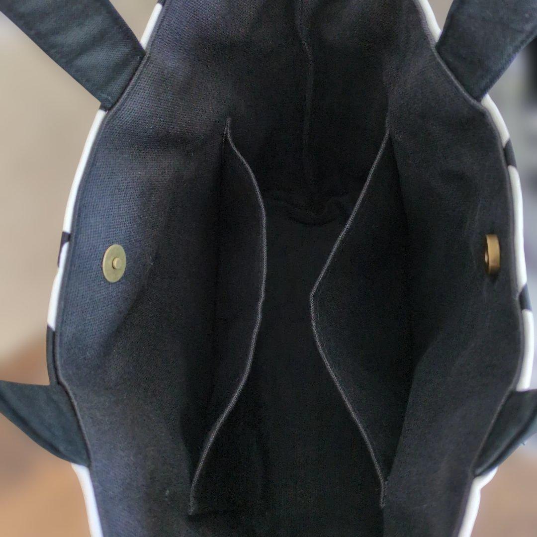 ハンドメイド　サイドポケット付き トートバッグ　花柄