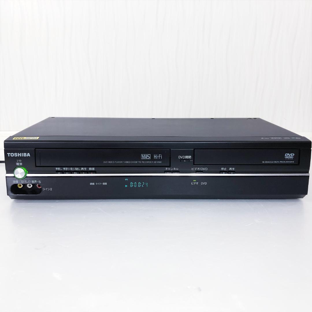 【美品】TOSHIBA 東芝 DVD VHS 一体型 ビデオデッキ 取説・箱付